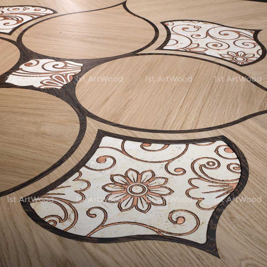 Sàn gỗ hoa văn DROP LEAF AT-V634